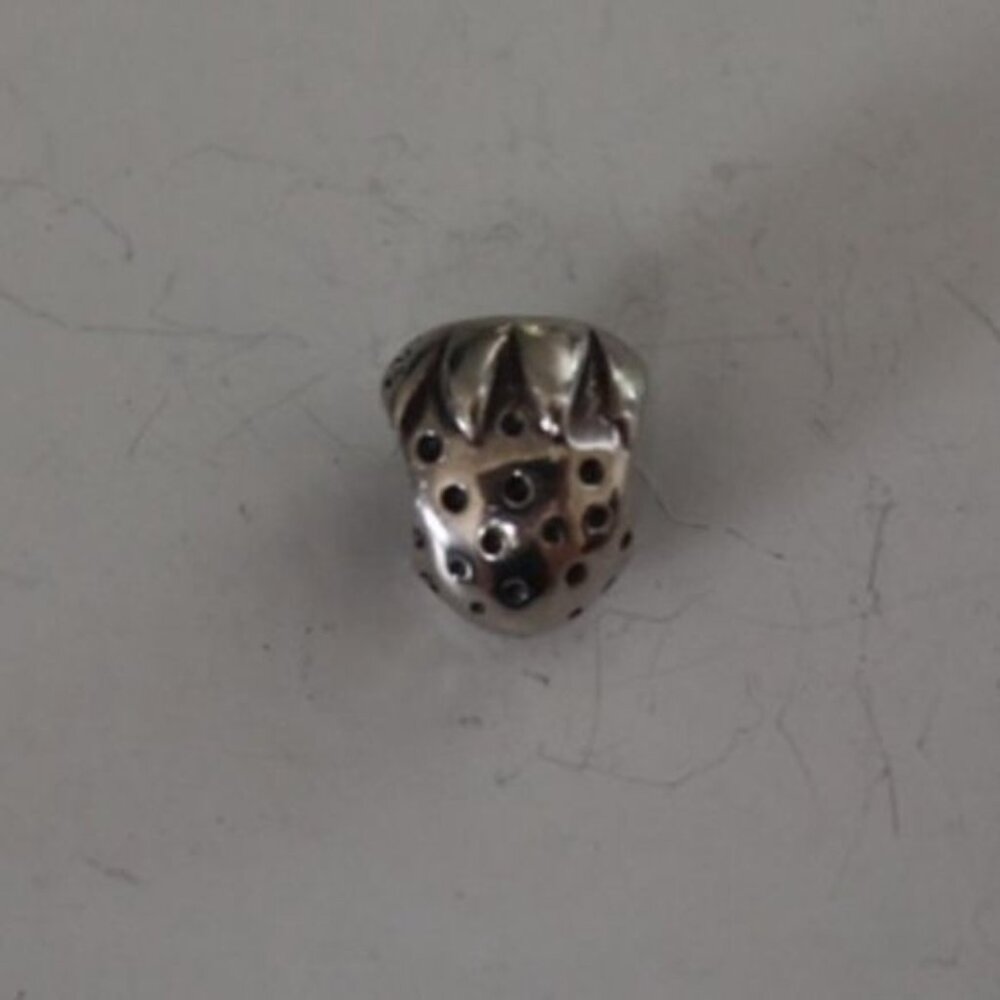 Pandora Retired Strawberry Sterling Silver Charm - Picture 7 of 9
